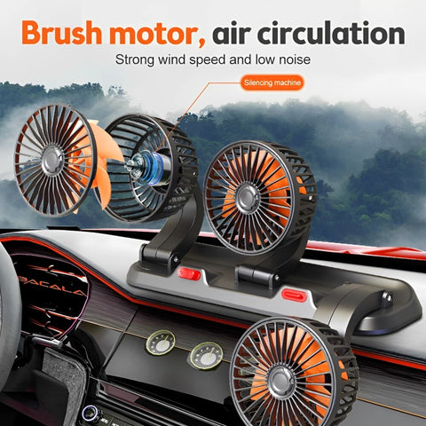 360° Adjustable Car Fan